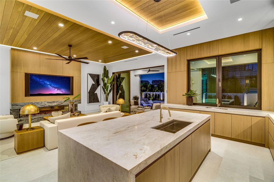 Furnished interior view inside a new home in , Ocean Ridge (Image 57).