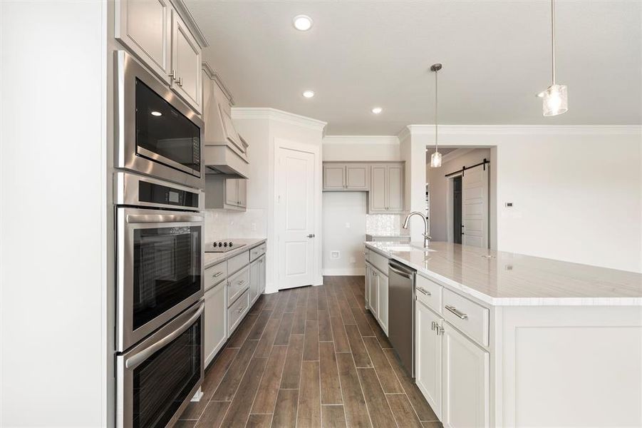 Furnished interior view inside a new home in Eagle Ridge Estates, Weatherford (Image 14).
