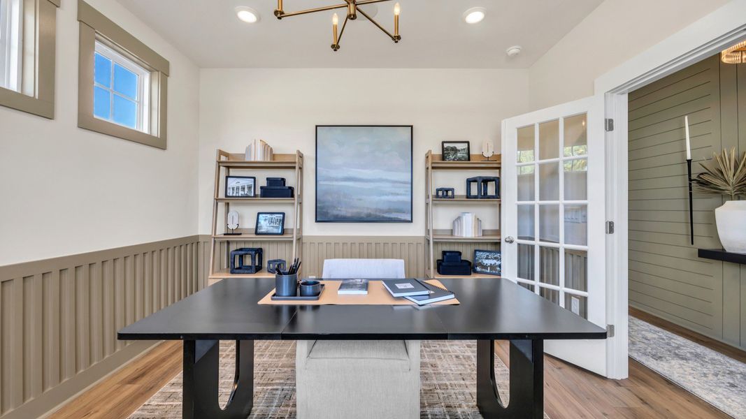 Representative furnished interior of a home built from the Lighthouse by DRB Homes in Chestnut Farms, Longs (Image 10).