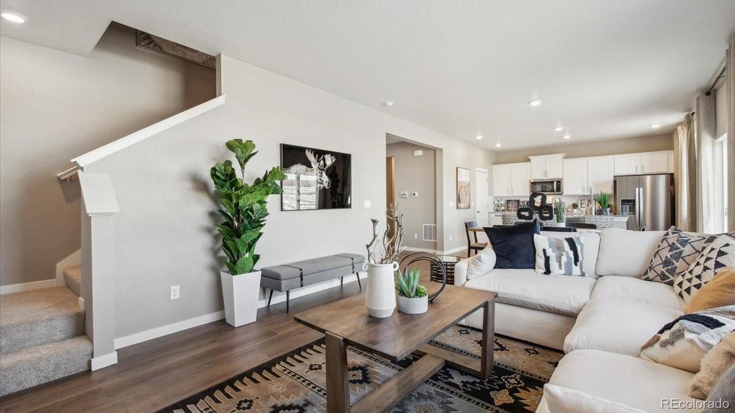 Furnished interior view inside a new home in Spring Valley Ranch, Elizabeth (Image 14).