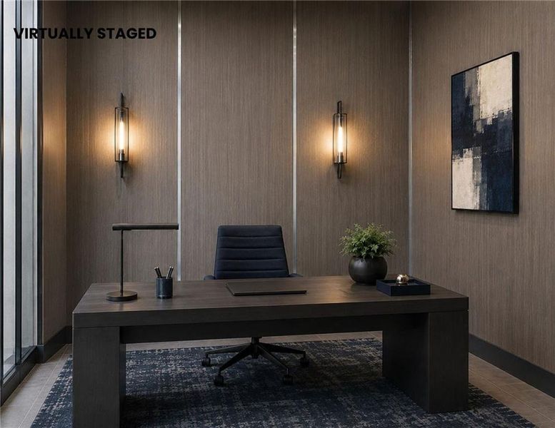 Furnished interior view inside a new home in , Hoschton (Image 18).