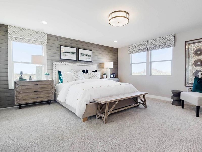 Representative furnished interior of a home built from the 40R5 by Taylor Morrison in Los Cielos at Rancho Mercado, Surprise (Image 6). Representative furnished interior of a home built from the 40R5 by Taylor Morrison in Los Cielos at Rancho Mercado, Surprise (Image 6).