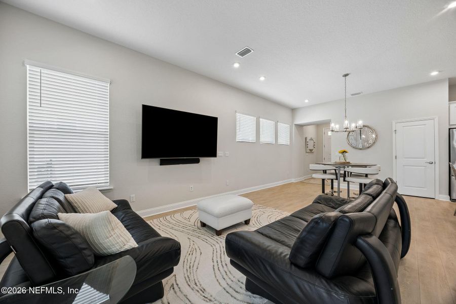 Furnished interior view inside a new home in RiverTown, St. Johns (Image 38).