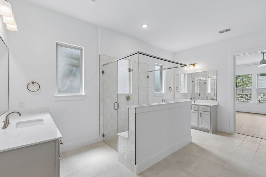 Furnished interior view inside a new home in Painted Tree Lakeside, McKinney (Image 11).
