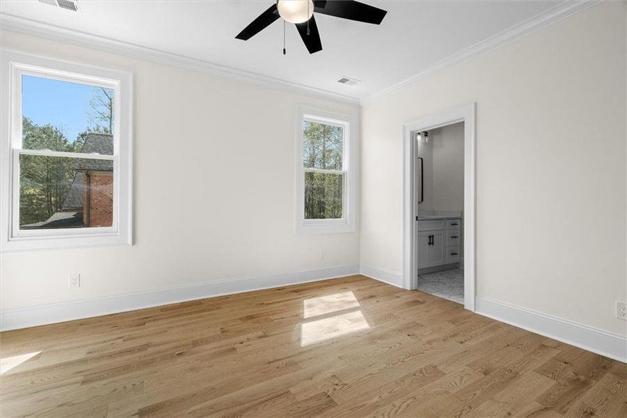 Spacious, unfurnished interior of a new home in Brookmont, Douglasville (Image 50).