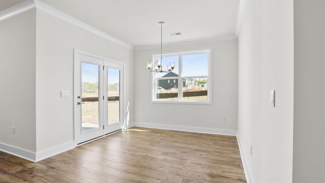 Spacious, unfurnished interior of a new home in Adams Glen, Greenville (Image 23). Spacious, unfurnished interior of a new home in Adams Glen, Greenville (Image 23).