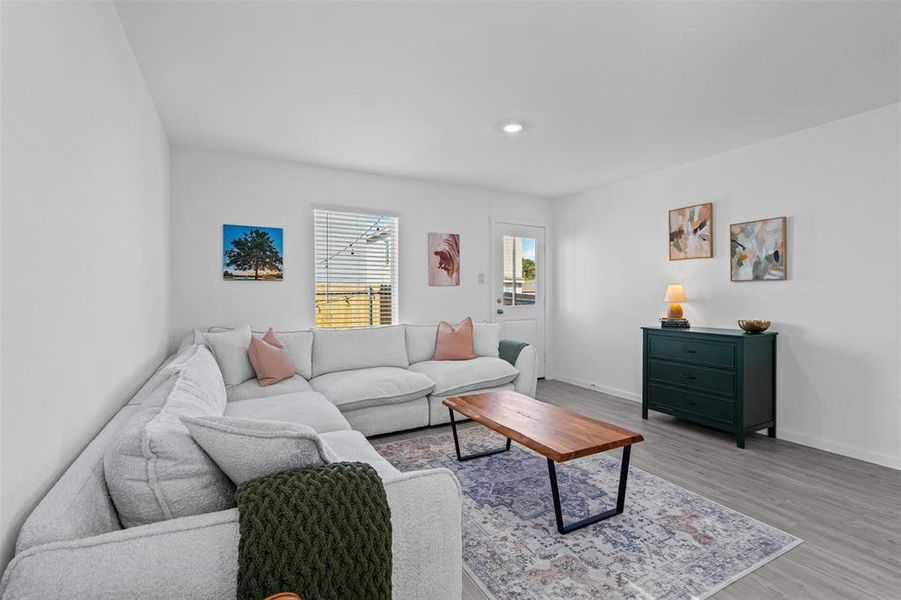 Furnished interior view inside a new home in , Princeton (Image 8).