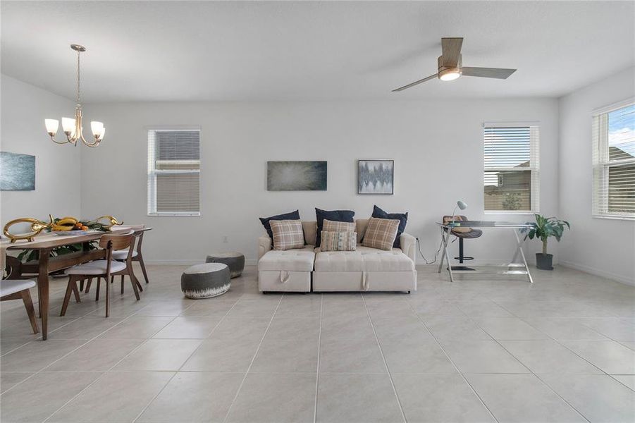 Furnished interior view inside a new home in , Davenport (Image 5).