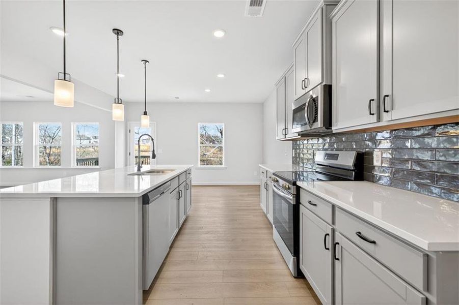 Furnished interior view inside a new home in Garrett Preserve, Douglasville (Image 16).