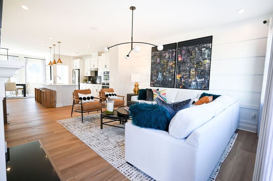 Furnished interior view inside a new home in Archer Row, Charlotte (Image 14).