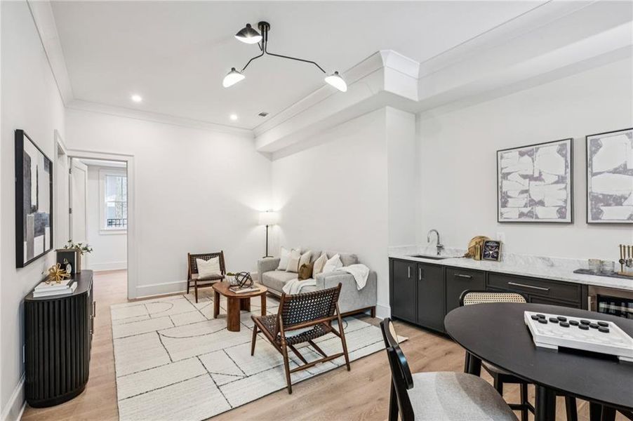 Furnished interior view inside a new home in , Atlanta (Image 56). Furnished interior view inside a new home in , Atlanta (Image 56).