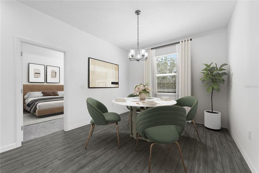 Furnished interior view inside a new home in Kentucky Square, Sanford (Image 4).