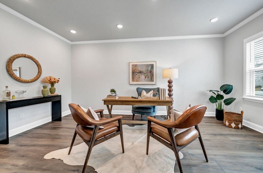 Furnished interior view inside a new home in Monroe Preserve, Chapin (Image 44).