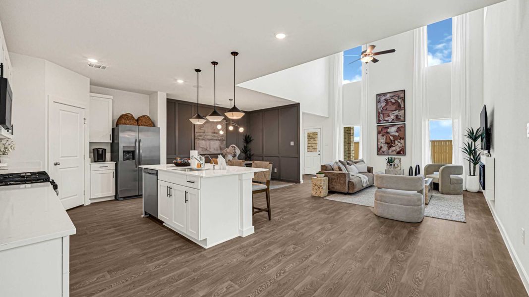 Furnished interior view inside a new home in Emberly, Beasley (Image 6).