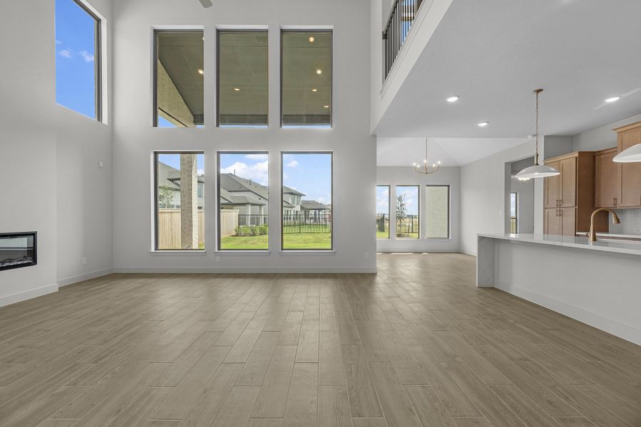 Spacious, unfurnished interior of a new home in Bridgeland, Cypress (Image 10). Spacious, unfurnished interior of a new home in Bridgeland, Cypress (Image 10).