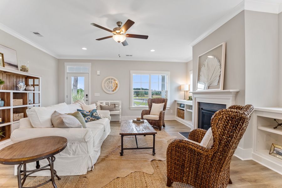 Representative furnished interior of a home built from the Hanover by Bill Clark Homes in Osprey Landing, Southport (Image 8).