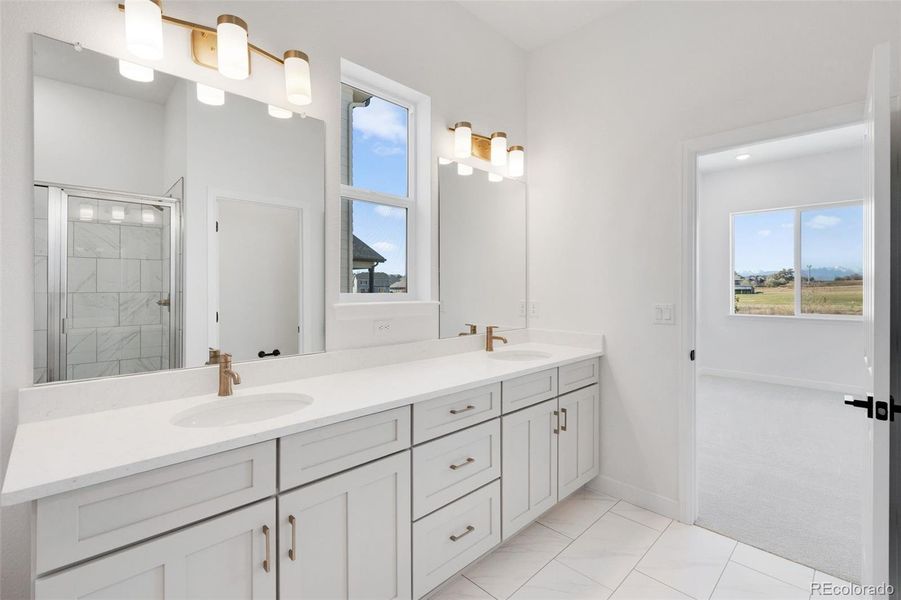 Furnished interior view inside a new home in Highlands Preserve, Mead (Image 6).