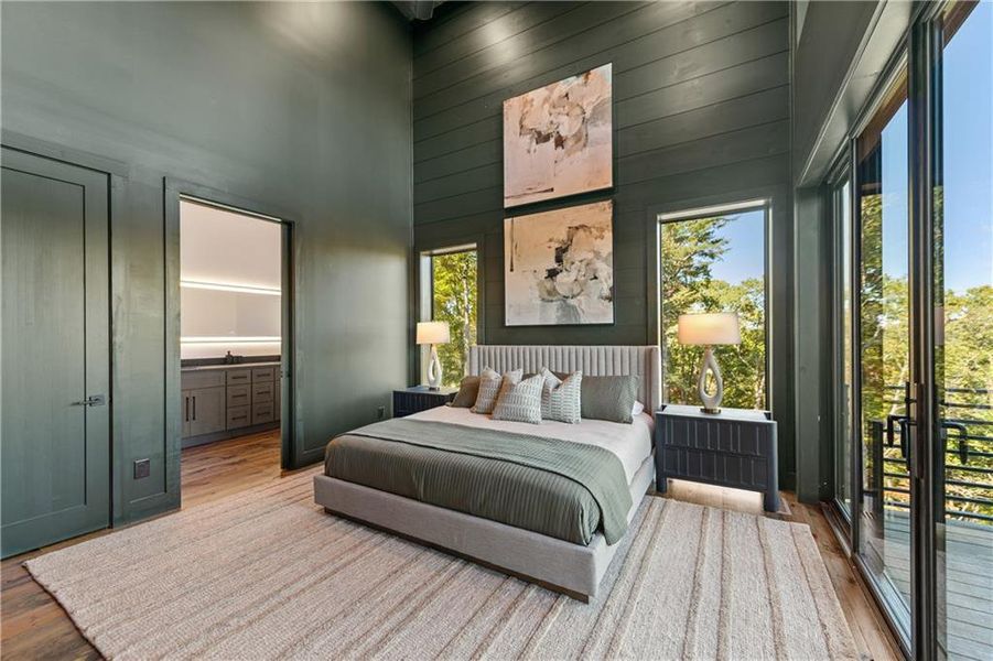 Furnished interior view inside a new home in , Blue Ridge (Image 14). Furnished interior view inside a new home in , Blue Ridge (Image 14).