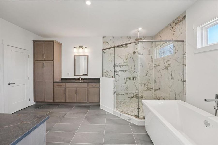 Furnished interior view inside a new home in Sterling Pointe, Cumming (Image 20).