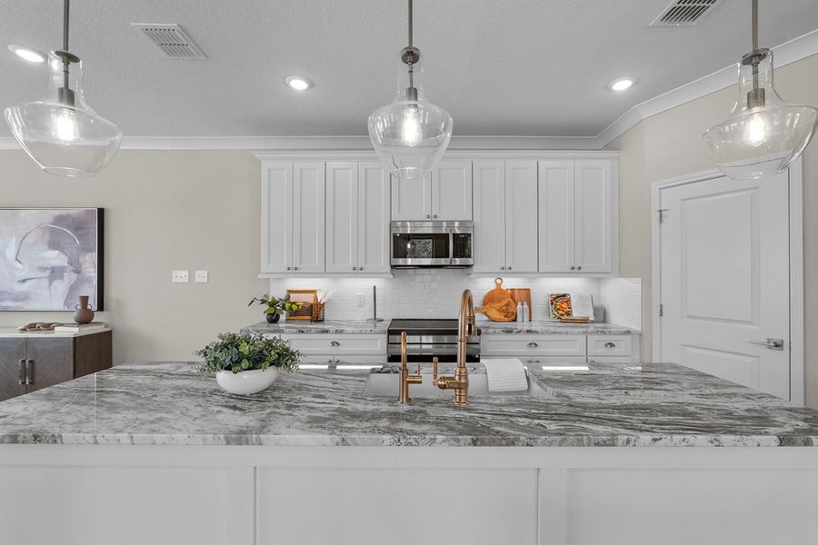 Representative furnished interior of a home built from the The Lancaster by Rosehaven Homes in Friedrich Hill, San Antonio (Image 20).