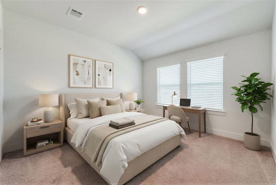 Furnished interior view inside a new home in Mosaic, Prosper (Image 14).