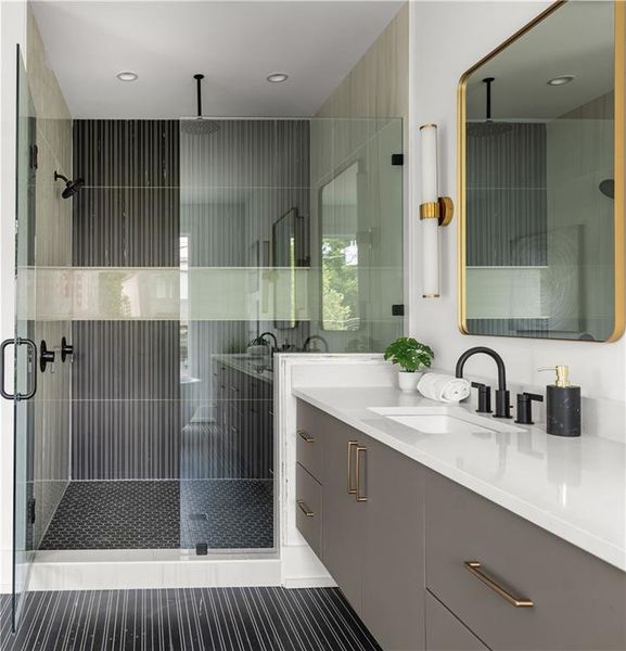 Furnished interior view inside a new home in , Atlanta (Image 13).