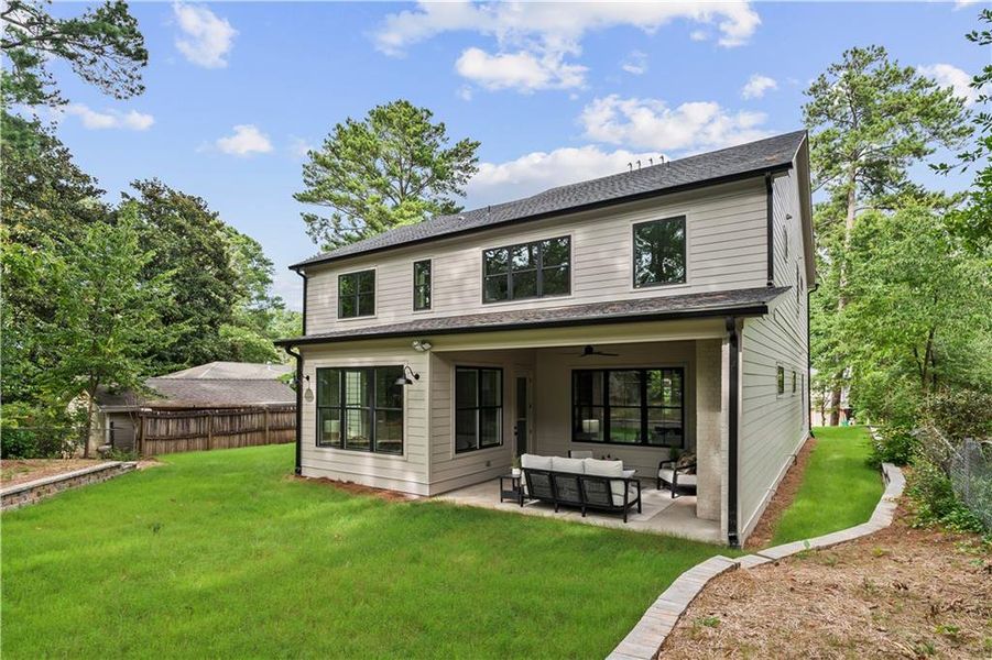 Exterior details and patio area of a home in , Decatur (Image 3). Exterior details and patio area of a home in , Decatur (Image 3).