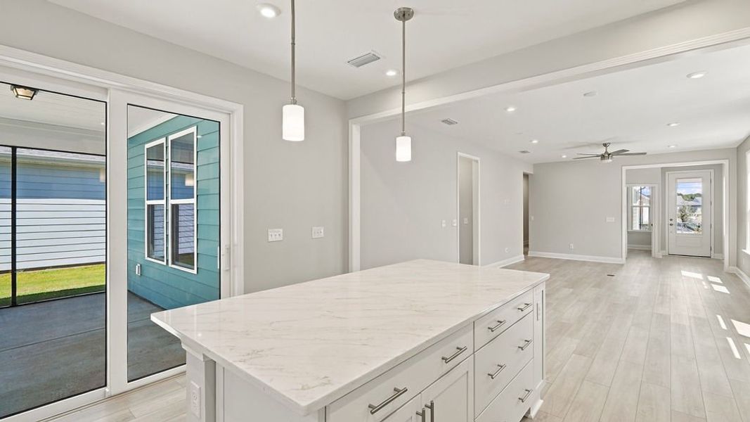 Furnished interior view inside a new home in Sun City Hilton Head, Bluffton (Image 11).