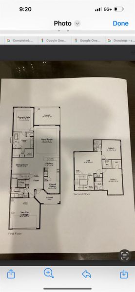 2D floor plan layout of this home in Artistry Palm Beach, Palm Beach Gardens, FL (Image 3).