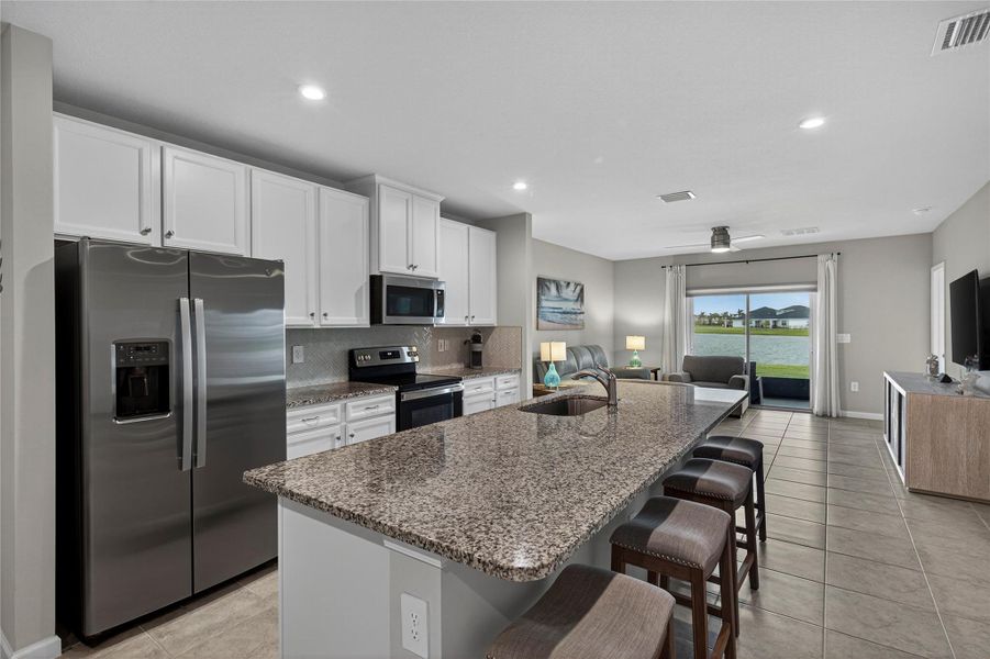 Furnished interior view inside a new home in , Port St. Lucie (Image 8).