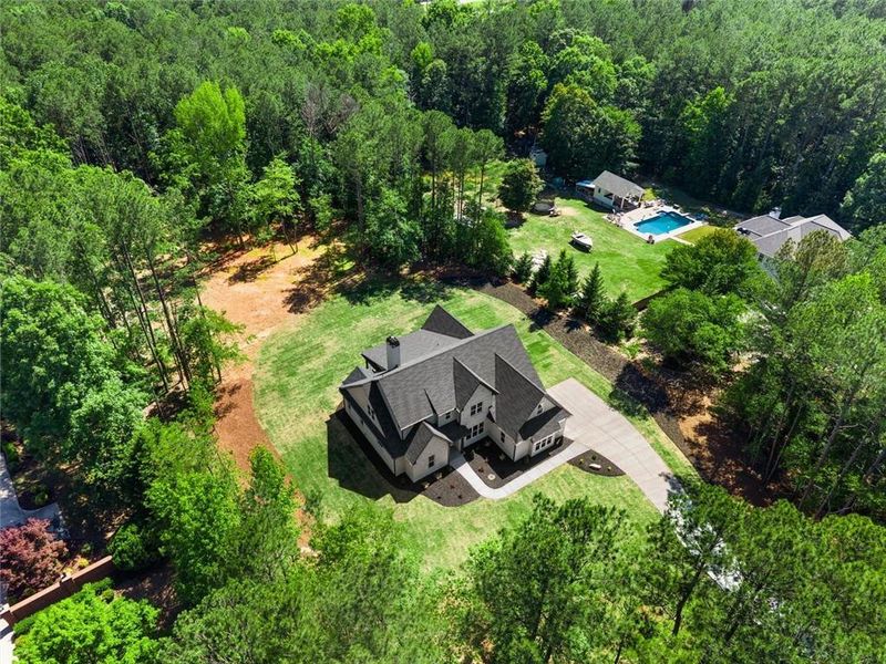 Front exterior of a new home in , Hull, GA, highlighting curb appeal (Image 39).