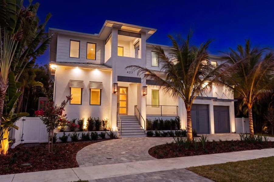 Front exterior of a new home in , Tampa, FL, highlighting curb appeal (Image 28).
