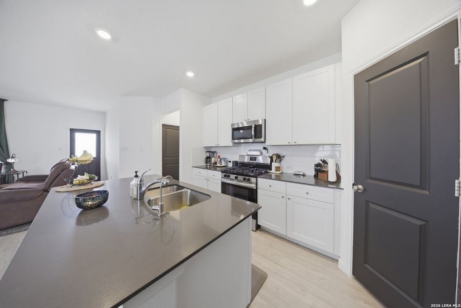 Furnished interior view inside a new home in Sage Meadows, St. Hedwig (Image 14).