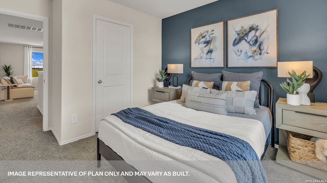 Furnished interior view inside a new home in Swenson Heights, Seguin (Image 10).