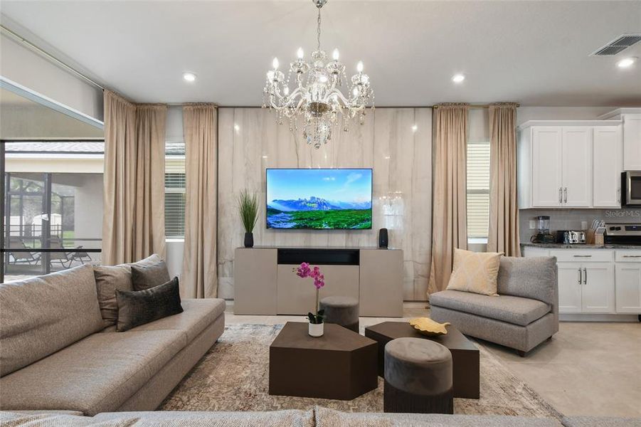 Furnished interior view inside a new home in , Kissimmee (Image 16).