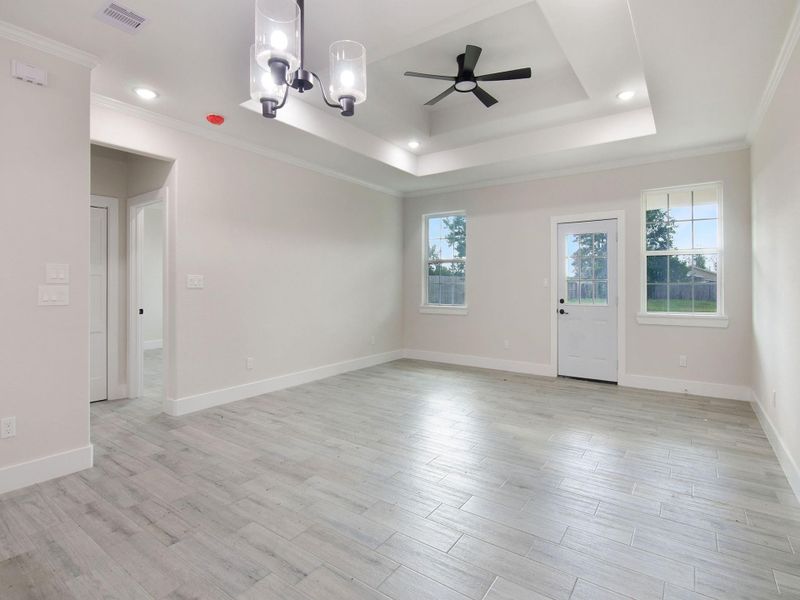 Spacious, unfurnished interior of a new home in , Cleveland (Image 32).