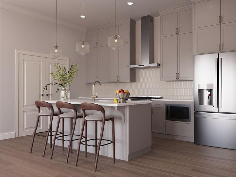 Furnished interior view inside a new home in Aberdeen, Hoschton (Image 6).