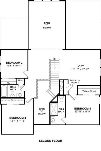 The Omaha floor plan by K. Hovnanian Homes. 2nd Floor Shown. *Prices, plans, dimensions, features, specifications, materials, and availability of homes or communities are subject to change without notice or obligation.