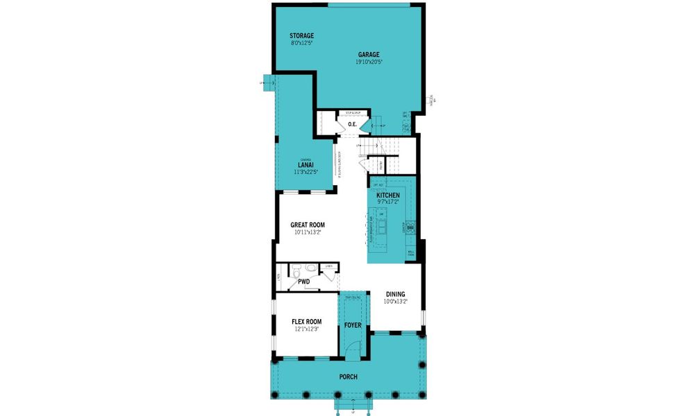 2D floor plan layout of this home in Celebration, Celebration, FL (Image 4). 2D floor plan layout of this home in Celebration, Celebration, FL (Image 4).
