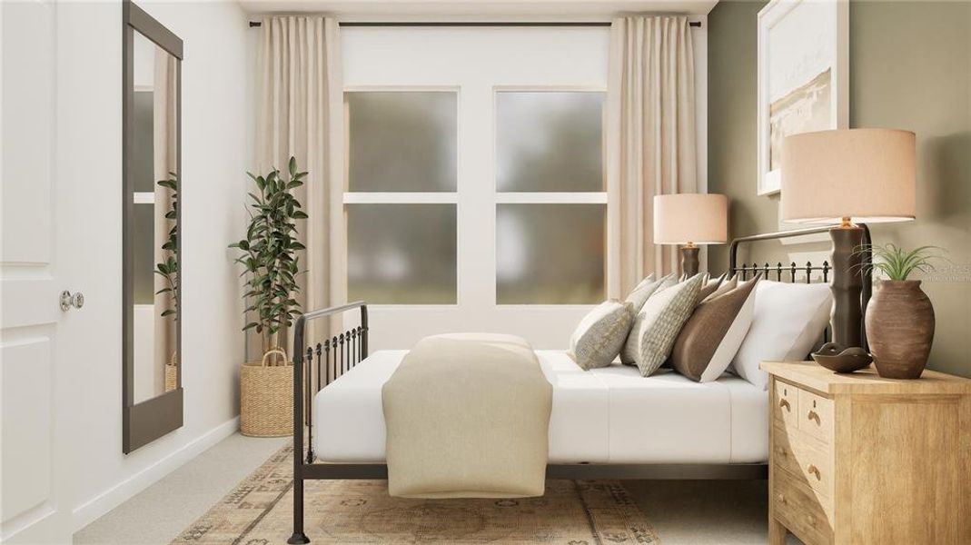 Furnished interior view inside a new home in , Davenport (Image 12).