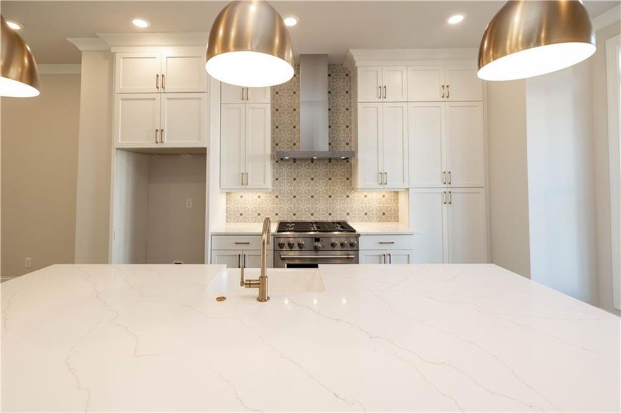 Furnished interior view inside a new home in Byers Park, Alpharetta (Image 16).