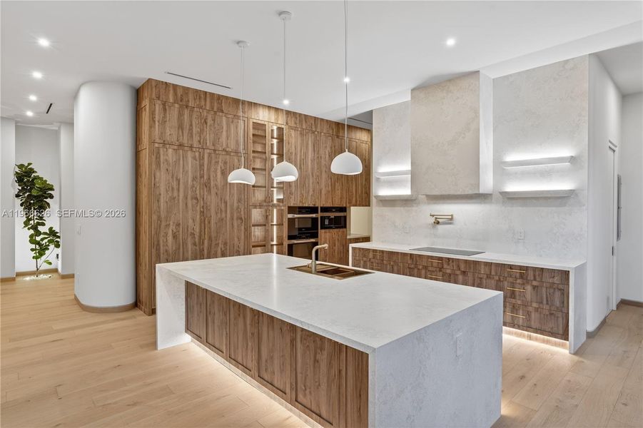 Furnished interior view inside a new home in , Coral Gables (Image 6).