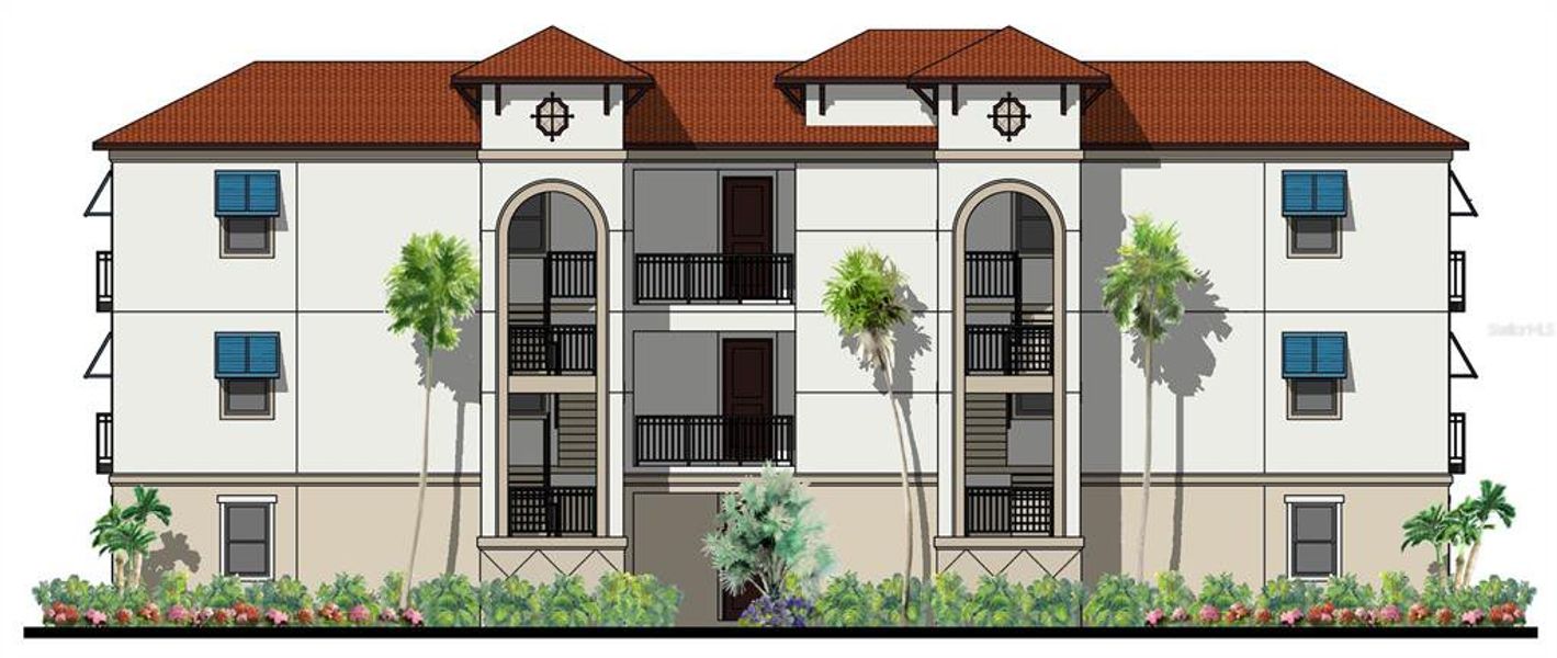 ISOLA CASA CONDOMINIUM FRONT OF BUILDING