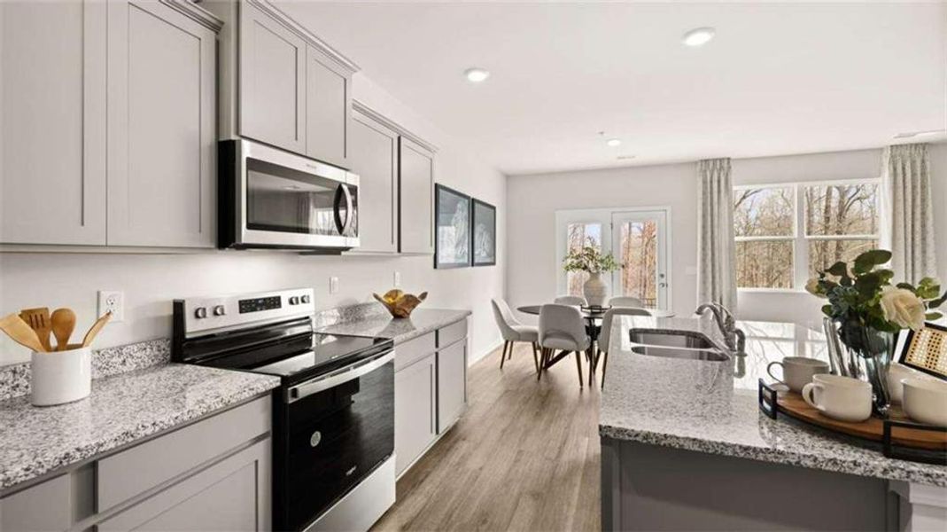 Furnished interior view inside a new home in Echo Glen, Stockbridge (Image 17).