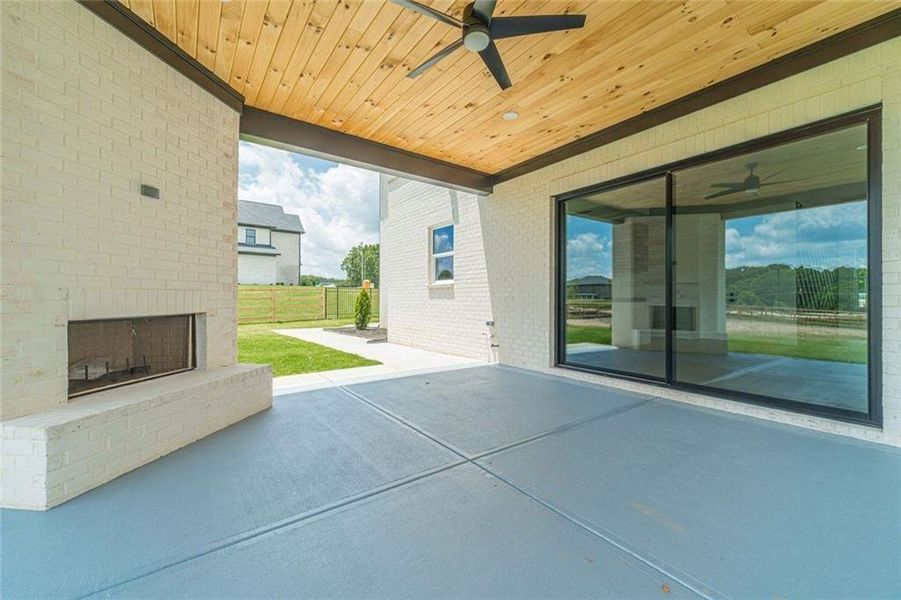 Exterior details and patio area of a home in , Dacula (Image 26).