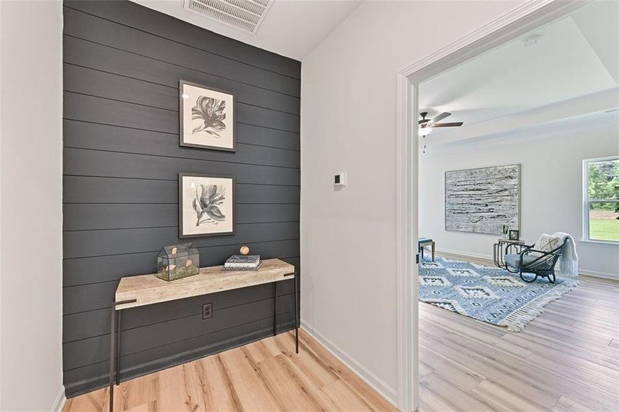 Furnished interior view inside a new home in Sagebrook, Powder Springs (Image 7).