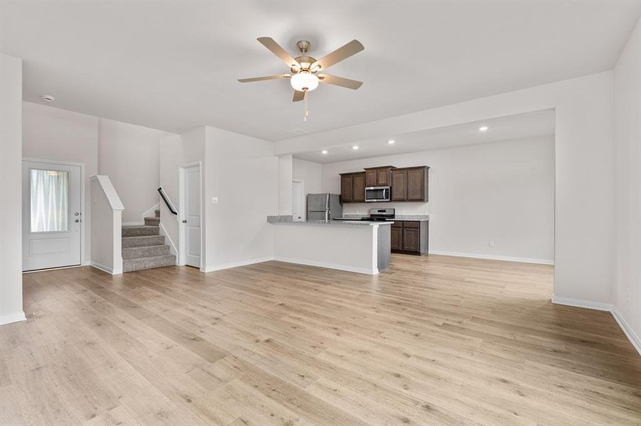 Spacious, unfurnished interior of a new home in Creekside Estates, Terrell (Image 4). Spacious, unfurnished interior of a new home in Creekside Estates, Terrell (Image 4).