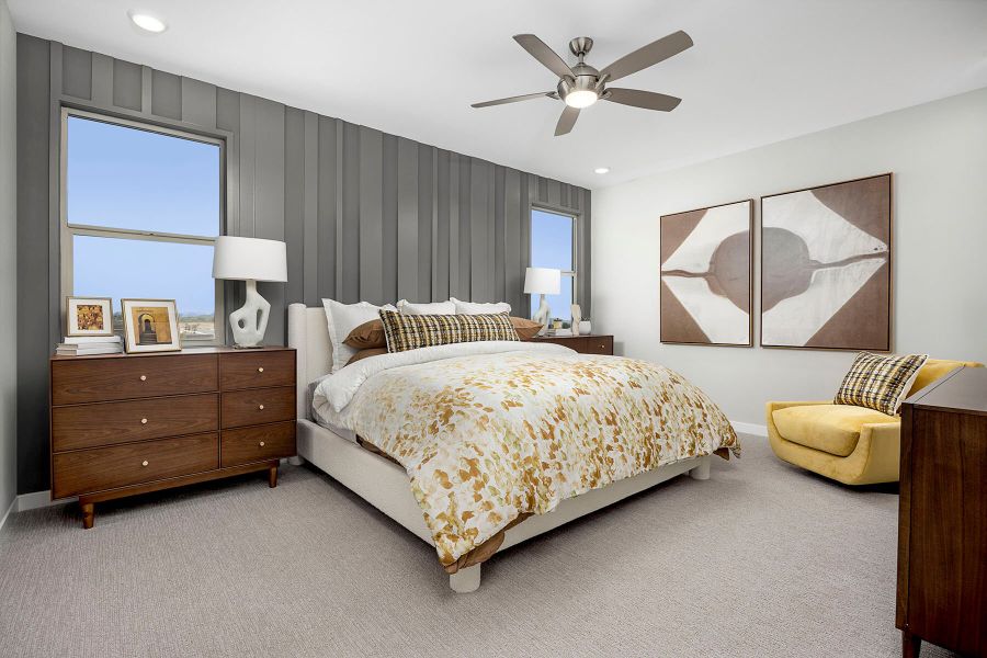 Representative furnished interior of a home built from the Lagoon by Mattamy Homes in Tierra Vistoso, Surprise (Image 15).