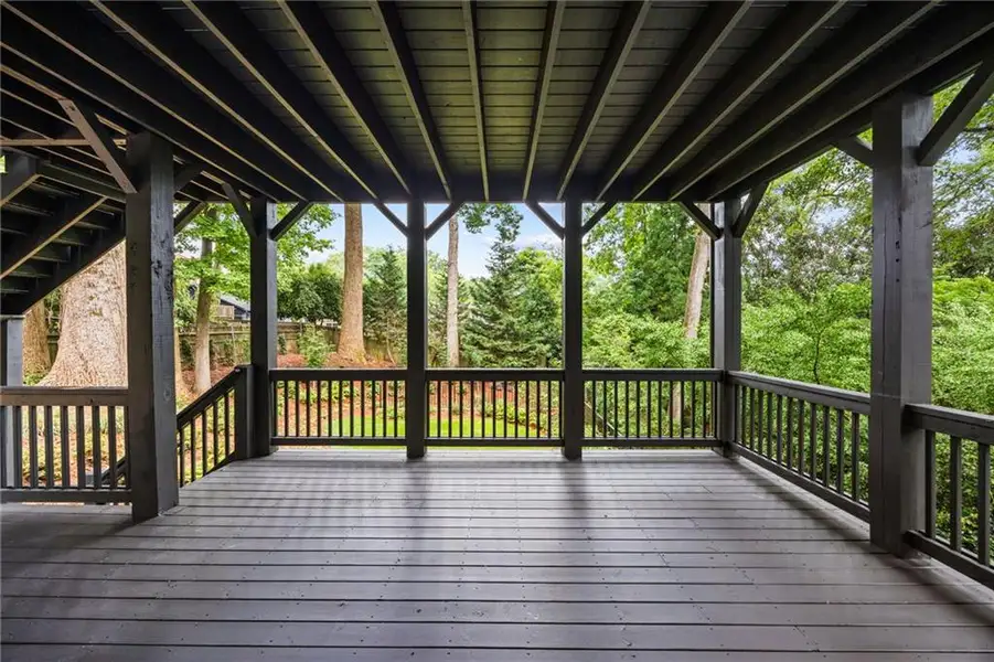 Exterior details and patio area of a home in , Atlanta (Image 3). Exterior details and patio area of a home in , Atlanta (Image 3).