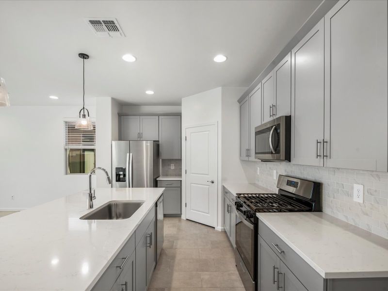 Furnished interior view inside a new home in Las Patrias at Star Valley Phase III - Premier Series, Tucson (Image 4).